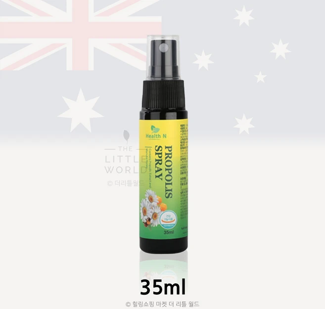 헬스앤 호주산 프로폴리스 스프레이 35ml 폴라보노이드 환절기 목감기 필수 healthN Propolis spray 감기예방, 1개 - 쿠팡