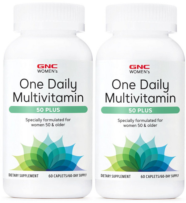 GNC 우먼스 50플러스 원 데일리 60정 1+1 (2개), 2개
