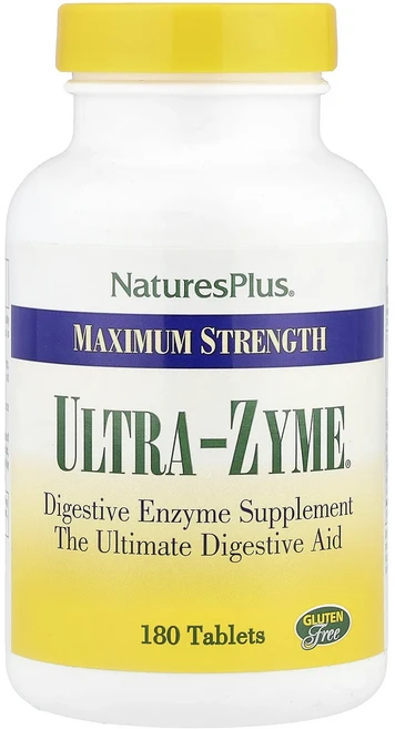 새해 첫좋은선물 NaturesPlus Ultra-Zyme 최대 강도 180정 제대로 할인합니다, NaturesPlusUltraZyme최대강도180정, 1개 - 쿠팡
