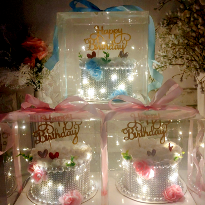 대치동 돈케이크 완제품 풀세트 칠순 환갑 팔순 돈 뽑는 나오는 용돈 반전 케이크 완제품, 스카이블루, 1단