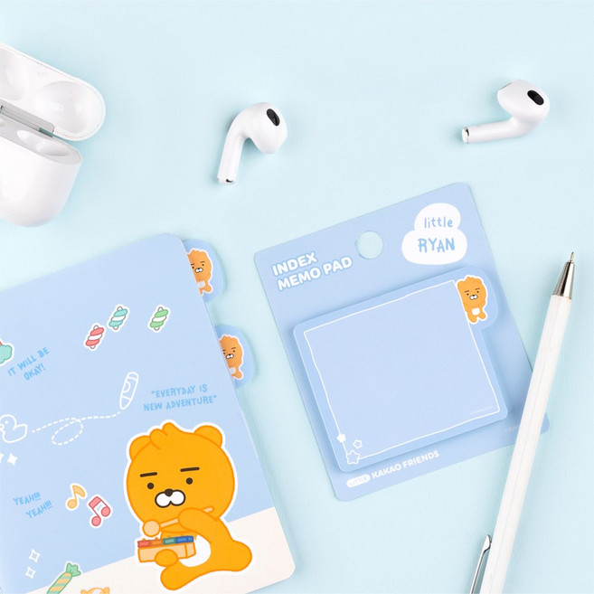 리틀카카오프렌즈 러블리 인덱스 점착 메모지 리틀라이언, 리틀 어피치