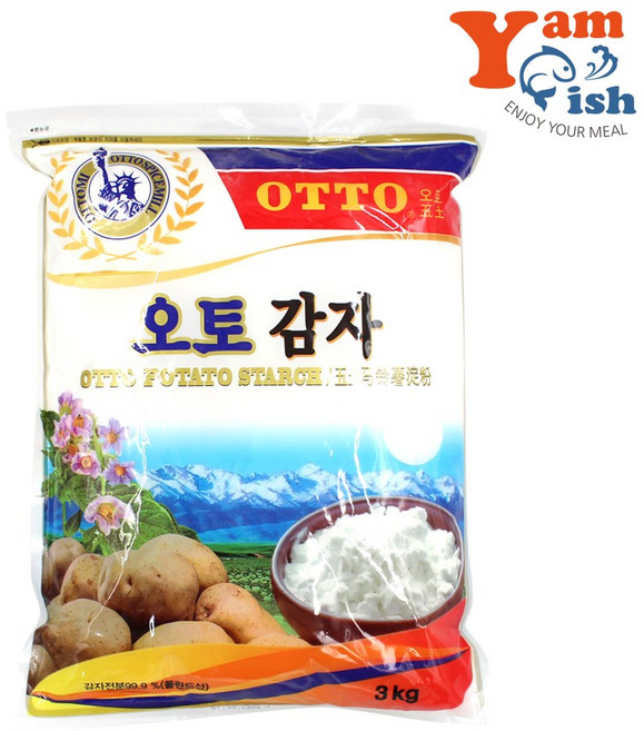 영흥 오토 감자전분 3kg, 3개