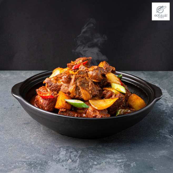 뚝백 매콤한맛 돼지 매운갈비찜 밀키트, 3개, 600g