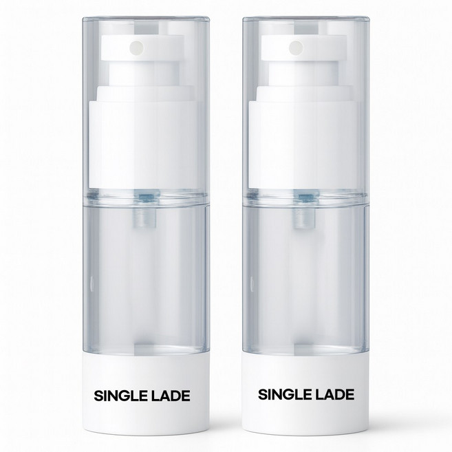 싱글레이드 진공 에센스 공병 15ml, 2개, 투명