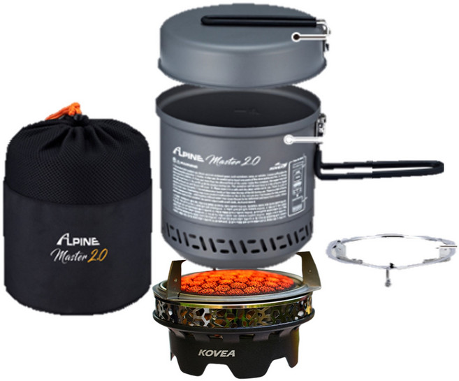 코베아 코알마 알파인 마스터 2.0 3.8 리액터 휴대용 코펠 포트 풀세트 버너, 코베아 알파인 마스터2.0 풀세트(버너포함+풀세트), 1개, 코베아 알파인 마스터2.0 포트+버너 풀세트