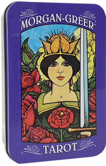 [인터타로] 틴케이스 모건그리어 타로카드 Morgan-Greer Tarot Tin [한글해설서 증정] 직수입정품, 1개
