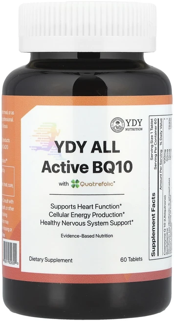 몸관리하세요 겨울입니다 YDY Quatrefolic® 함유 올 액티브 BQ10 60정 특별관리진행, YDYQuatrefolic함유올액티브BQ1060정 - 쿠팡