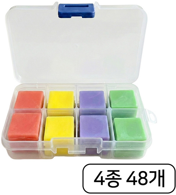 영바이브 보석십자수 도구 고체풀, 48개, 4종