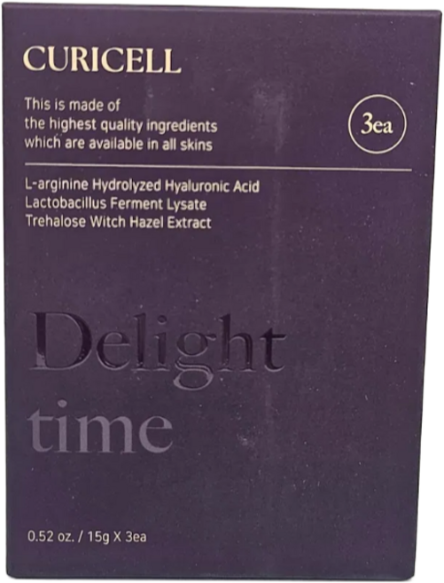 큐리셀 딜라이트타임 우먼스 바디 마사지 젤, 15g, 3개