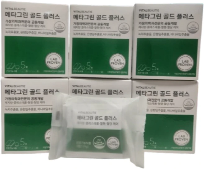 바이탈뷰티 메타그린 골드 플러스 30일분(시식용) 체지방감소, 3정, 30개 - 쿠팡