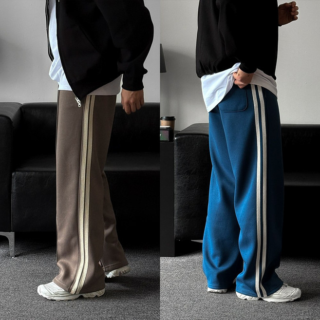 1+1 에이치 트랙 트레이닝 와이드 팬츠