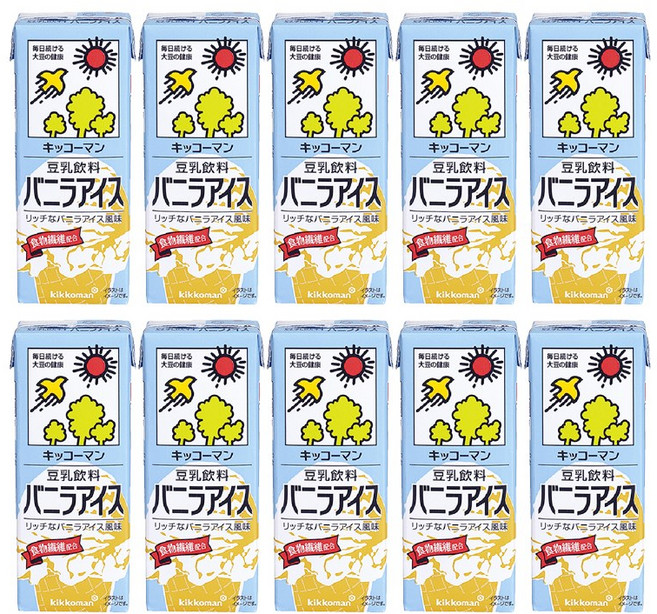 기꼬망 팩 두유음료 바닐라아이스, 10개, 200ml