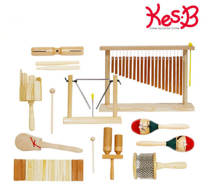 [캐스B]맑은소리 고급원목악기10종세트(1704), 본상품선택, 1개