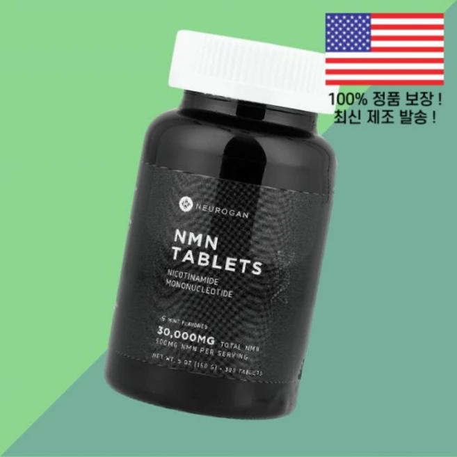 뉴로건 헬스 NMN 민트 300정 1 100mg Neurogan Health Mint 300 Tablets per Tablet, 뉴로건 헬스 NMN 민트 300정 1 100mg Neu - 쿠팡