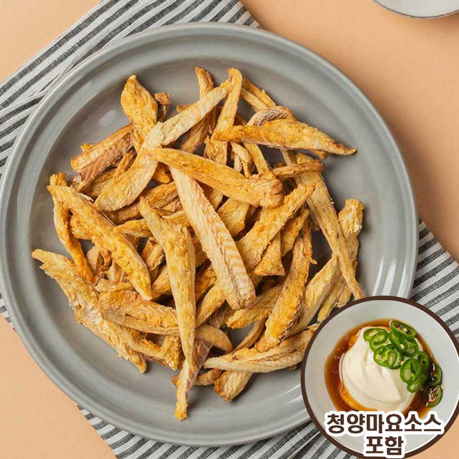 일품먹태 바삭한 먹태채 청양마요소스 포함, 6세트, 55g