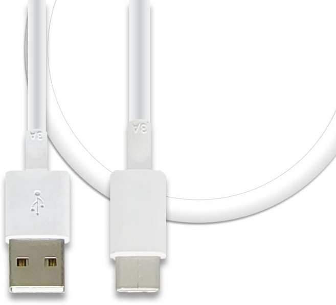 (1+1) USB 2.0 to C타입 케이블 40cm 3A 고속 충전 데이터 전송 선, 2개