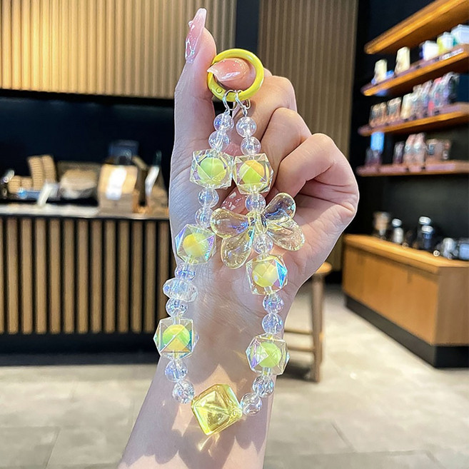 아이실린 다양한 스마트폰 손목 스트랩 투명 하트 키링 (34종), 1개, A-21