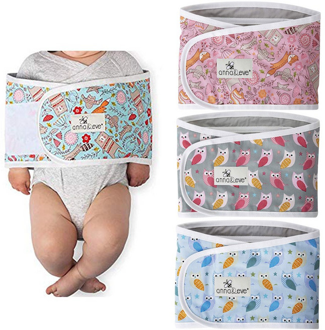 안나앤이브 스와들스트랩 신생아 아기 속싸개 (디자인)