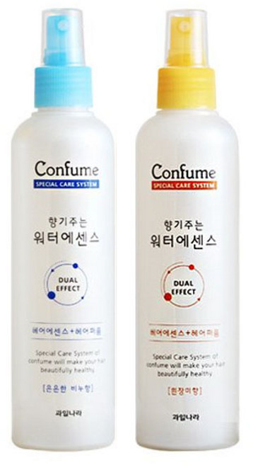 과일나라 컨퓸 향기주는 워터에센스 252ml 은은한비누향+흰장미향/헤어퍼퓸/헤어에센스, 1개