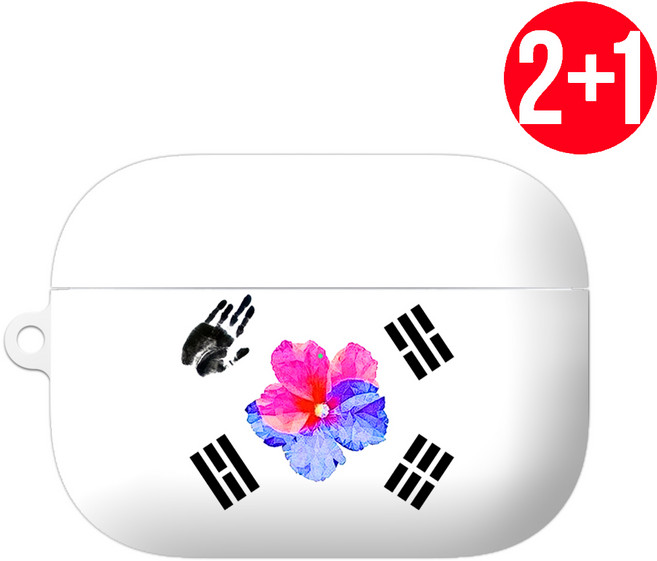 케이스파는남자 태극기 에어팟 버즈 케이스, 2)안중근 무궁화 태극기, 에어팟프로 2세대 케이스