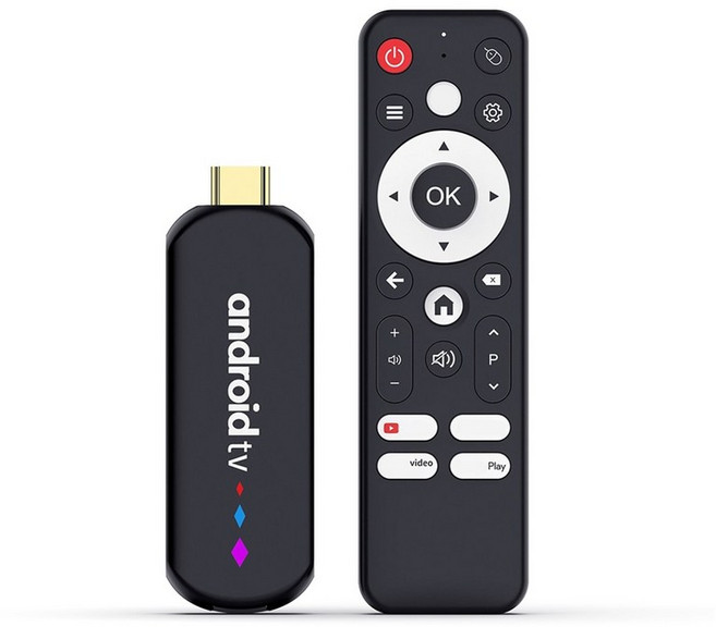 Amlogic S905L TV 박스 쿼드 코어 Android14.0 4K 비디오 WiFi BT 음성 보조 원격 제어 미디어 플레이어 TV 스틱 EU, EU 플러그, 표시된 대로