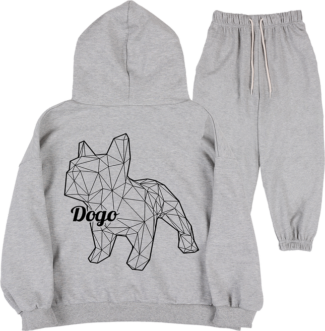 마고주니어 국내생산 오버핏 불독 주니어 후드티 상하복세트 키 120 130 140 150 160