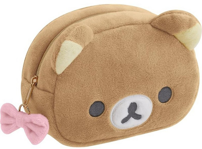 San-X 산엑스 리ラックマ 리락쿠마 거울 포함 인형 파우치 CA82001