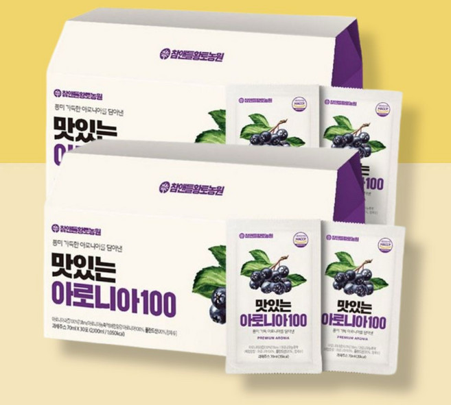 안토시아닌 아로니아100 주스 항산화 눈에좋은 폴란드산 아로니아, 70ml