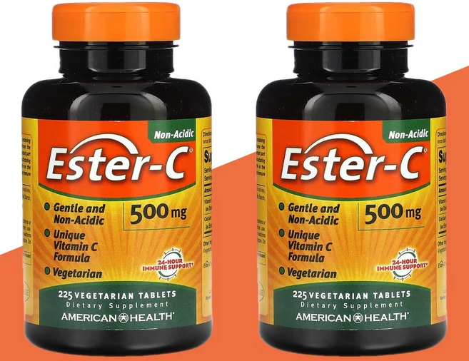 아메리칸헬스 이스터C 500mg 225정 비타민C 2개 - 쿠팡
