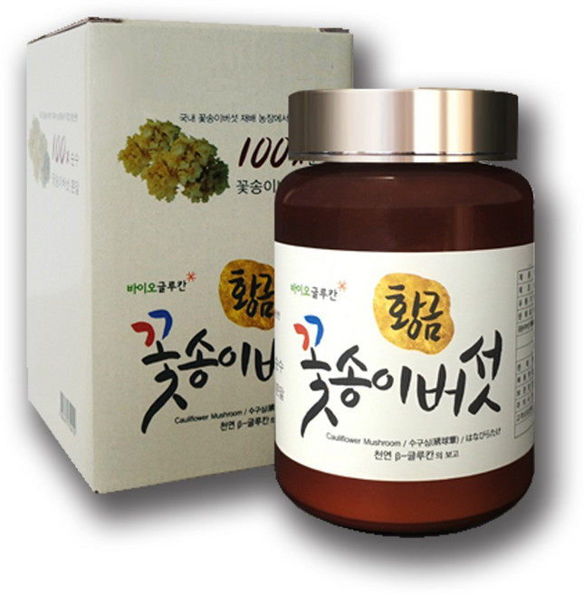 바이오글루칸 황금꽃송이버섯 분말, 1개, 100g