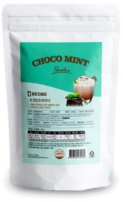 베오베 초코민트 파우더, 1kg, 1개입, 1개, 1kg