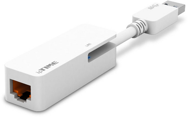 아이피타임 U1G 유선 랜카드 기가비트 지원 노트북 USB 인터넷 이더넷 어댑터, 1개