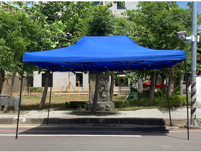 活動帳篷 遮陽篷 客廳帳 露營帳篷, 藍色