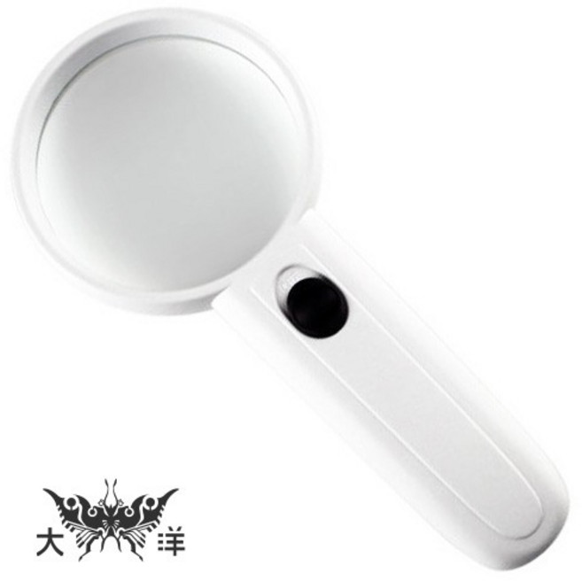 手持型4倍放大鏡 LED燈 珠寶鏡, 1個