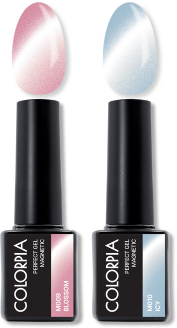 칼라피아 원스텝 퍼펙트젤 자석 젤네일 세트, 1세트, 09. 블라썸+아이시