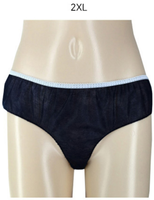 2XL 일회용 부직포 팬티(블루블랙) 업소용 1000매, 1개