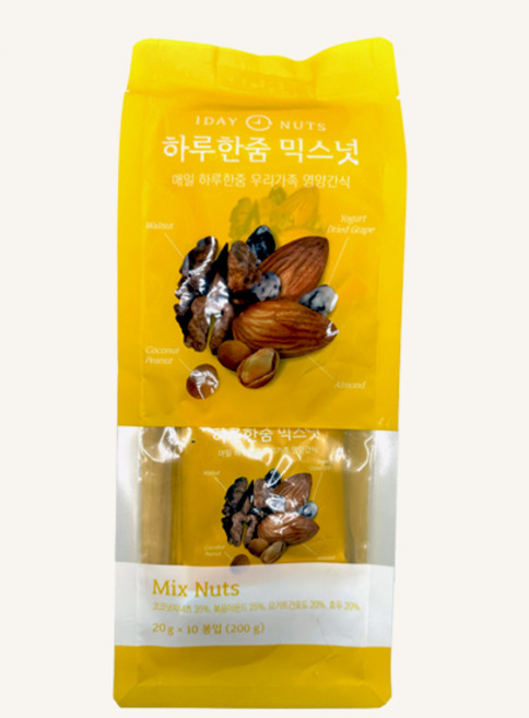 하루한줌 하루견과 (20g*10봉입), 믹스넛, 1개
