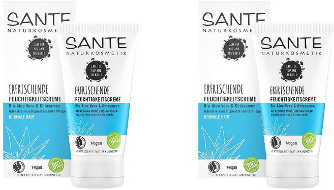 5위 - Sante Naturkosmetik 상떼 리프레쉬 모이스처링 크림 50ml 2팩, 2개
