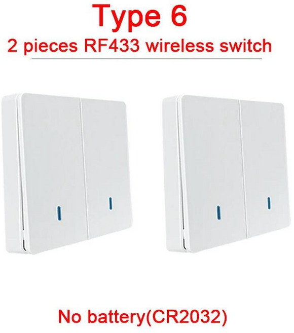 스마트 홈 릴레이 게이트웨이 허브 채널 모터 스위치 모듈 라디오 원격 제어, 02 RF433 Remotes, 1개