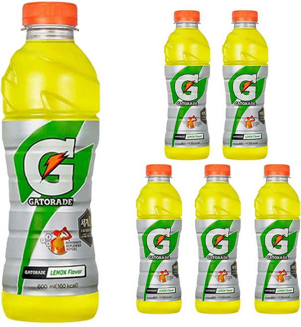 롯데 게토레이 레몬 600ml x 6PET, 6개