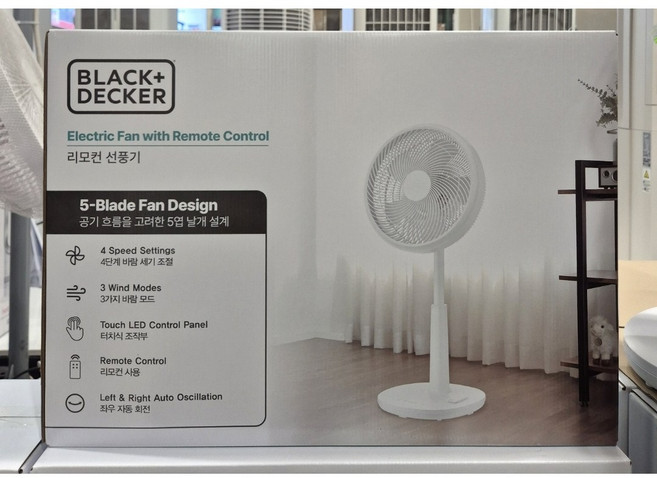 블랙앤데커 AC선풍기, BXEF1260-A