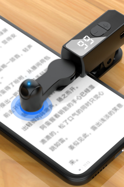 재우다 무선 오토 클릭커 자동 터치기 틱톡 택시 콜잡이 배달대행 콘서트 티켓팅 북치기 클릭커 매크로 스마트폰 휴대폰 핸드폰 클리커, 1개, 블랙