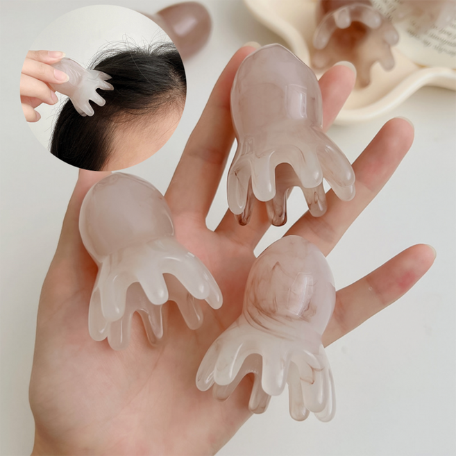 두피 마사지 괄사 만능 문어괄사 승모근 종아리 경락 지압, 상세페이지 참조, 1개