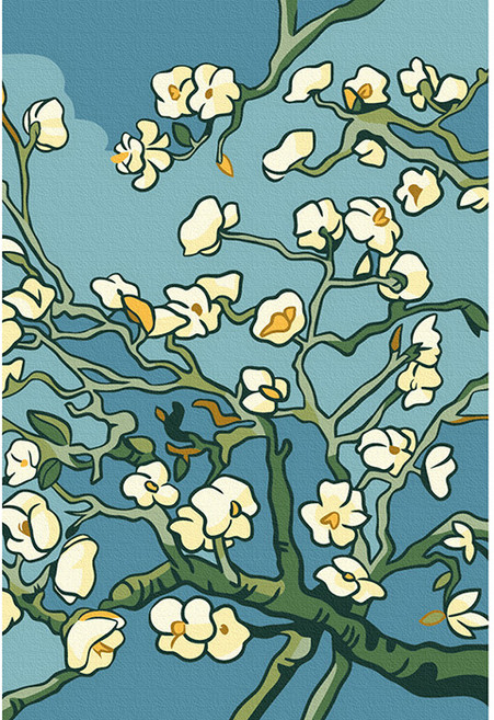 아몬드나무 (캔버스) (이젤) 명화그리기 10x15, 단품, 1개