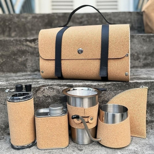 고급 핸드드립 홈카페 선물용 커피 세트, 1개, 코르크 7종세트