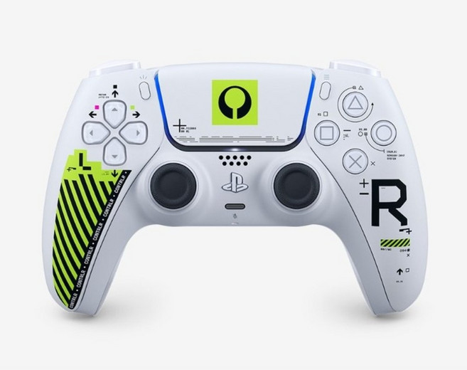 플레이스테이션 Sony PlayStation 5 마라톤 리미티드 에디션 듀얼센스 무선 컨트롤러, 화이트, 1개, CFI-ZCT1G