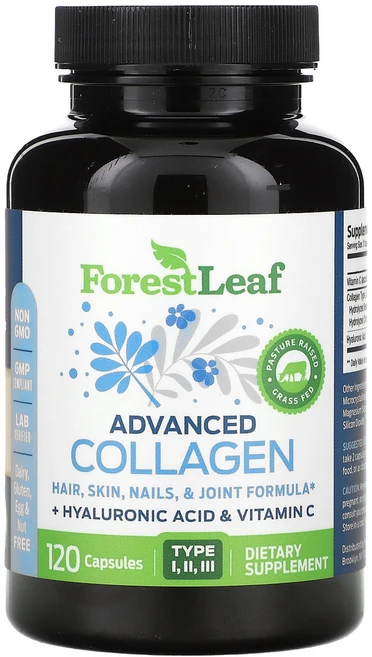 Forest Leaf 어드밴스드 콜라겐 캡슐 120정 Leaf (포레스트 리프), 1개 - 쿠팡