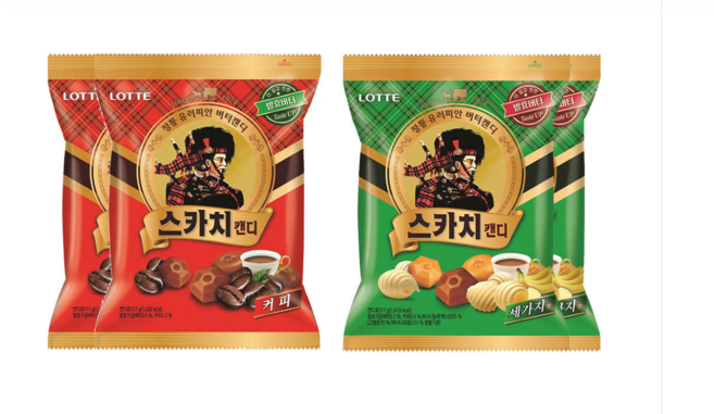 롯데웰푸드 스카치 세가지 317g 2개 커피 317g 2개