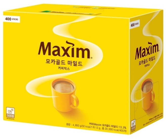 맥심 동서 모카골드 커피믹스 400T, 1, 12g
