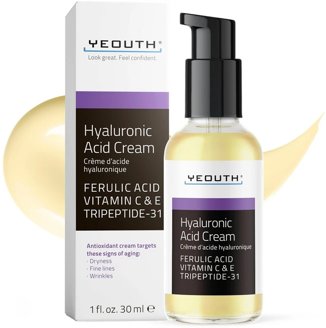건조하고 칙칙한 피부를 위한 YEOUTH 퓨어 히알루론산 세럼 99% 얼굴용 여성 및 남성용 수분 페이스 모든 피부 타입을 페이셜 케어 1온스, 1, 30ml - 쿠팡
